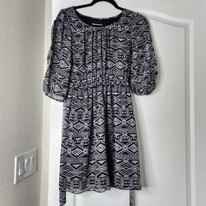 Sweet Storm aztec printed Casual Dress